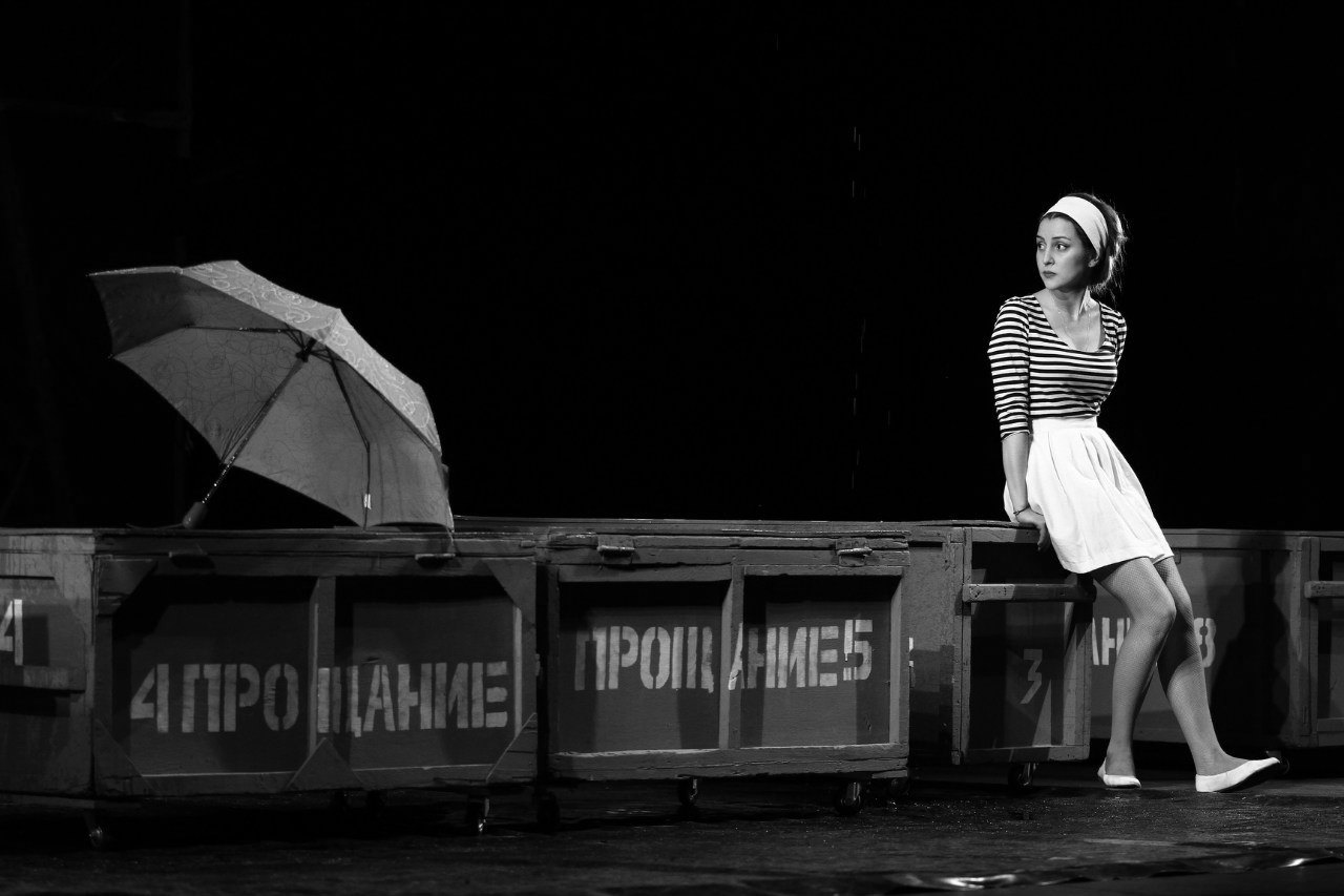 Ksenia as actress in Ulyanovsk Theater of Drama